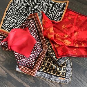 Esprit Accessories - ESPRIT Silk scarf 33 x 33, geometric patterns Esprit Accessories - ESPRIT Silk scarf 33 x 33, geometric patterns